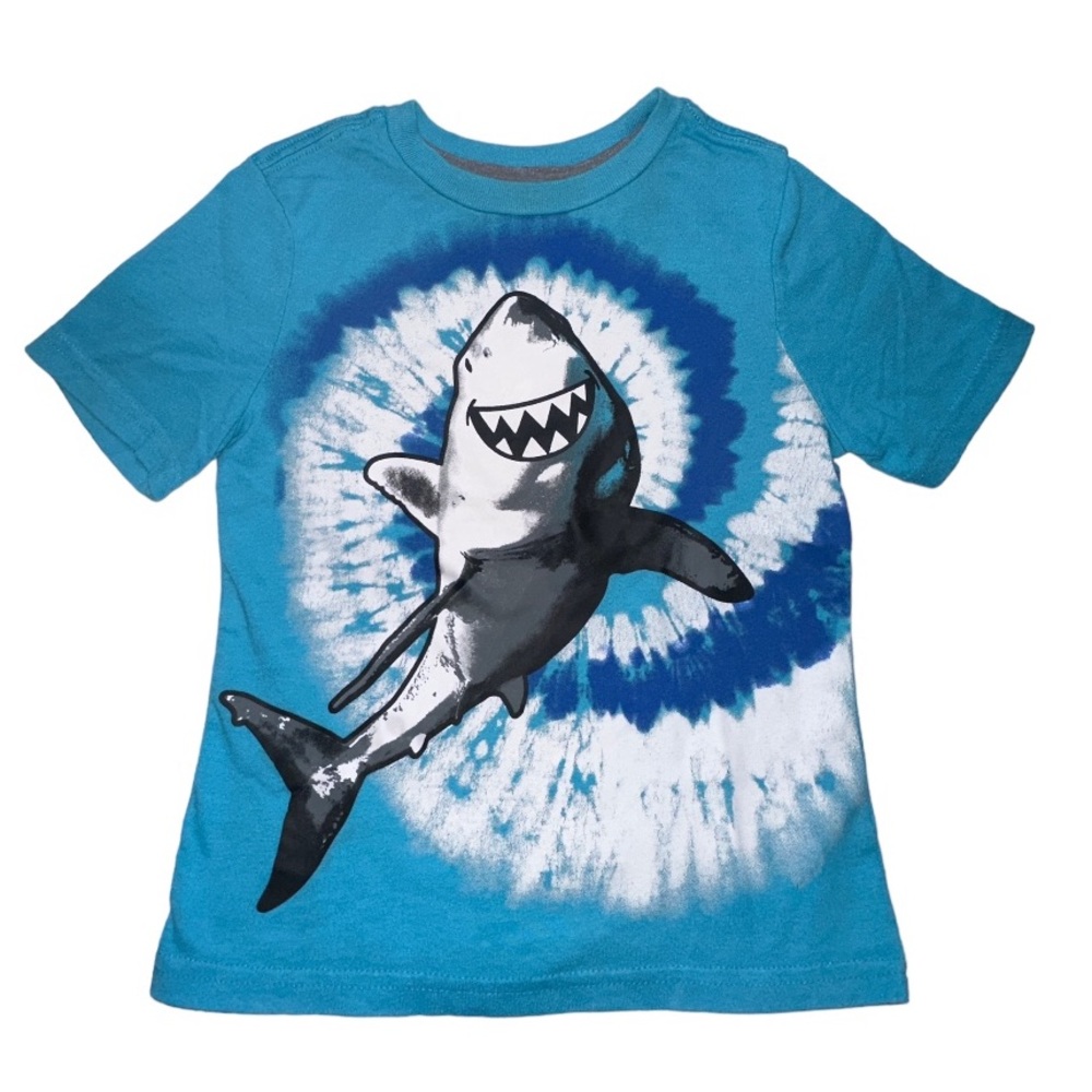 365 Kids Garanimals Boys Size 6 Blue Shark Shirt